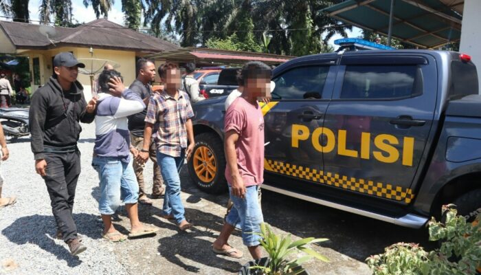 Tujuh Pelaku Penambang Ilegal Diamankan Polres Pasaman
