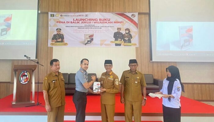 Lapas Suliki Launching Buku Pena di balik jeruji, Wujudkan Mimpi