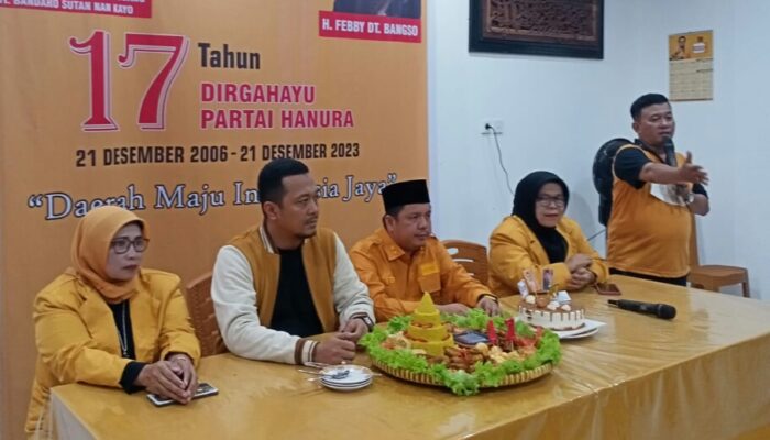 Ketua DPD Hanura Sumbar Febby Dt Bangso Ingatkan Berpolitik Cerdas