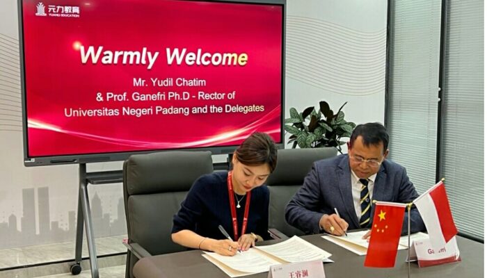 UNP dan TGSU Tiongkok Tandatangani Kerjasama Kegiatan