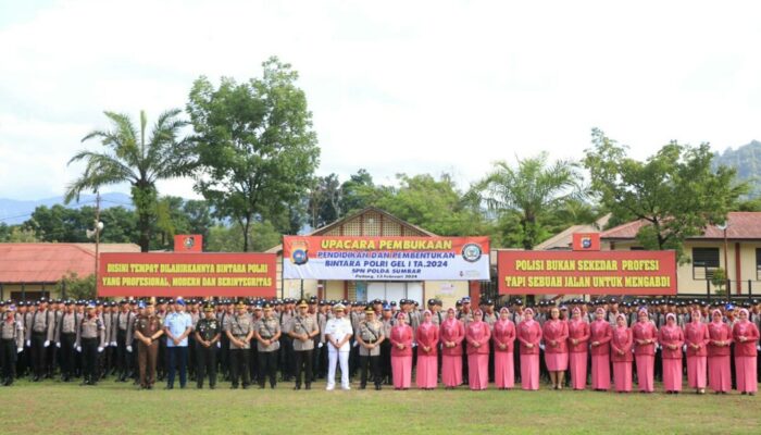 Pendidikan Bintara Polri Gelombang I T.A 2024 Dibuka