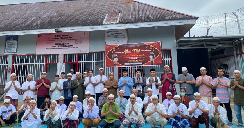 Penuh khidmat suasana Lebaran WBP dan pemberian Remisi di Lapas Suliki