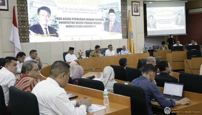 Capai Target WCU 2025, UNP Undang Dirjen Dikti Ristek