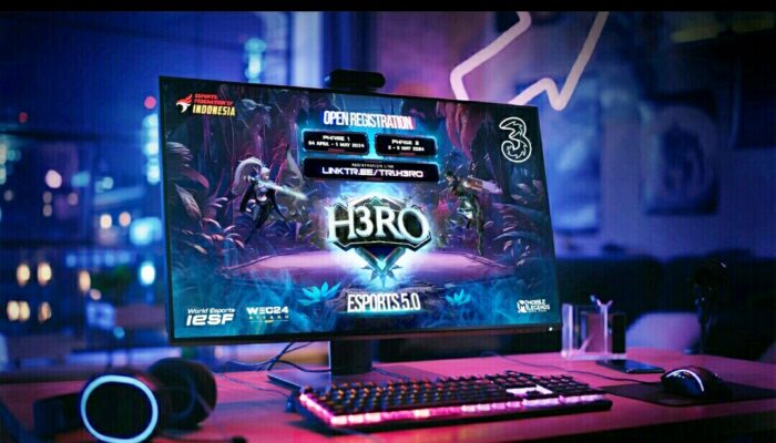 Dukung Talenta Muda, Tri Gelar H3RO Esports 5.0