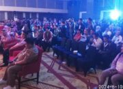 Artis Cantik Rayola Hangatkan Suasana Peluncuran Tahapan Pilkada 2024