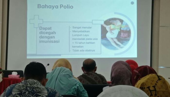 Polio Tidak ada Obat, Dinkes Bertekad Sukseskan PIN Polio 2024