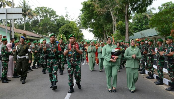 Ini Pesan Danrem 032/Wbr Lepas Yonif 131/Braja Sakti Pratugas