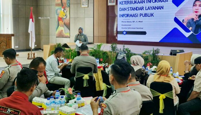 Rakernis di Polda Sumbar Komisioner KI Jelaskan Keterbukaan
