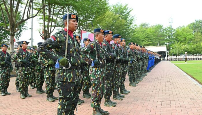 Peringatan Hari Juang Polri Mapolda Gelar Upacara