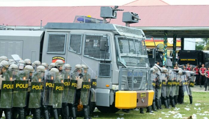 Polda Sumbar Gelar Latihan Tactical Floor Game dan Sispamkota