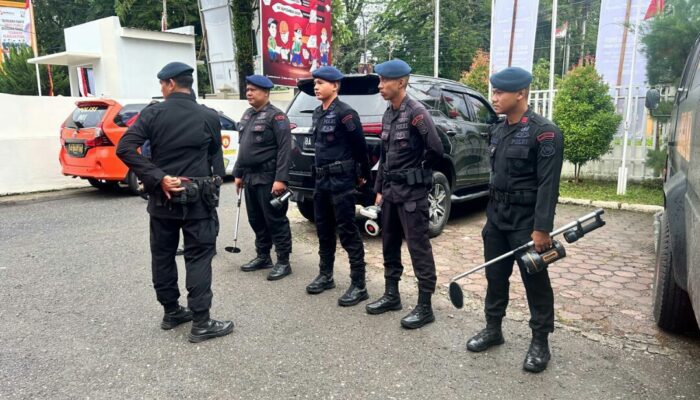 Subsatgas Jibom Polda Sumbar Lakukan Sterilisasi di Lokasi Strategis