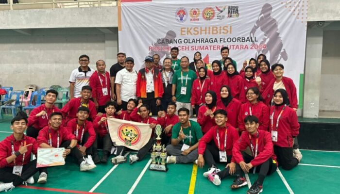 Cabor Floorball Sumbar Raih Medali Perunggu di PON XXI 2024