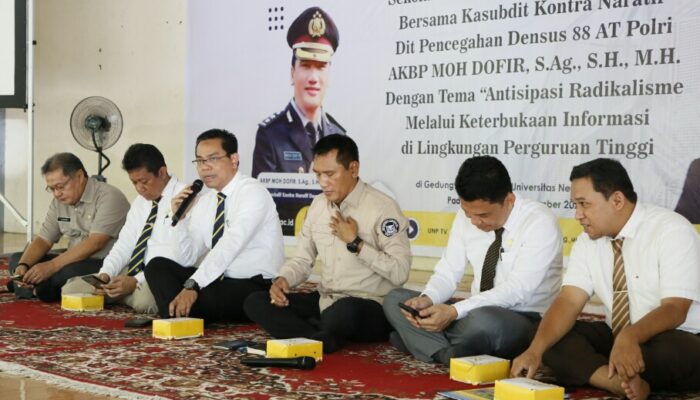 UNP dan Densus 88 Gelar FGD Antisipasi Radikalisme