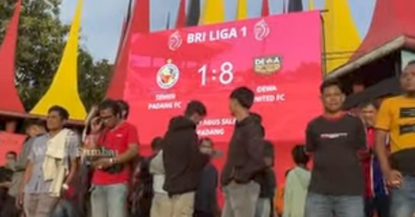 Kabau Sirah Dibikin Malu Dibantai Dewa United 1-8 di Kandang