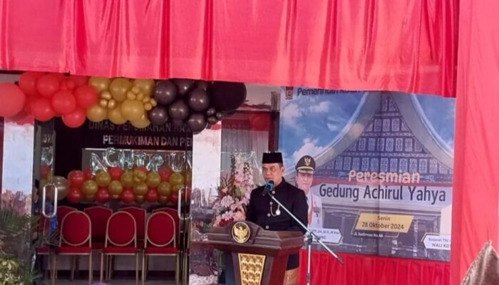 Achirul Yahya Diabadikan Sebagai Nama Kantor Dinas Pertanahan dan Perkim