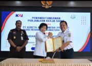 KAI Divre ll dan Kejaksaan Tinggi Sumbar Tandatangan PKS