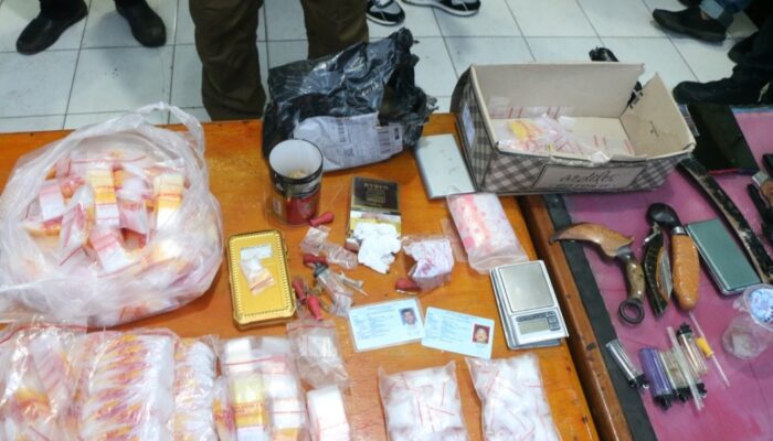 Polisi Gerebek Pasar Gaung, Amankan 7 Orang Kasus Narkoba
