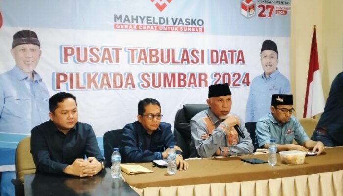 77 Persen, Mahyeldi- Vasko Unggul Telak di Pilgub Sumbar