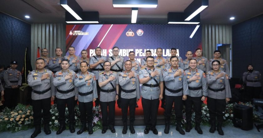 Sejumlah Pejabat Humas Polri di Sertijab