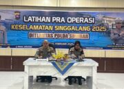 Polda Sumbar Latihan Pra Operasi Keselamatan Singgalang 2025