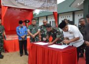 Masyarakat Dharmasraya Serahkan Tanah untuk Kantor Kodim
