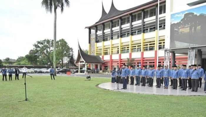 Wagub Audy Joinaldy Berpamitan pada OPD dan Staf Pemprov