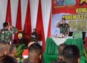 Danrem Wahyu Eko Purnomo Kunjungi Kodim 0304/Agam