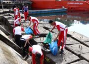 Dermaga Tuapejat Jadi Sasaran Bersih-bersih Polres Mentawai
