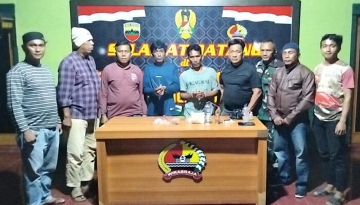 Dua Pemakai Sabu di Kamang Ditangkap Intel Kodim 0310/SSD