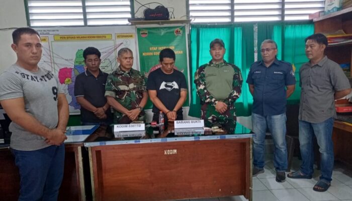 Pengedar Sabu Ditangkap Intel Kodim 0307 di Padang Panjang