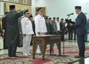 Gubernur Sumbar Lantik Bupati dan Wakil Bupati Pasbar 2025-2030