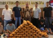 Polda Sumbar Temukan 47 Kg Ganja, Empat Orang Ditangkap