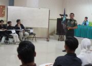 Kasiren Korem 032/Wbr Beri Pembekalan Kader II HMI Tingkat Nasional