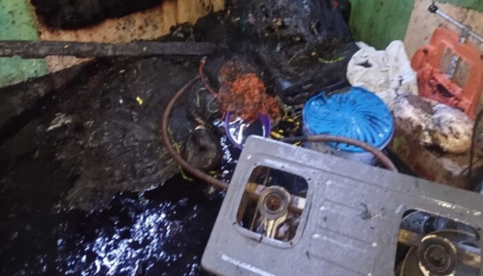 Gas Bocor dan Meledak, Satu Kontrakan di Padang Sarai Terbakar