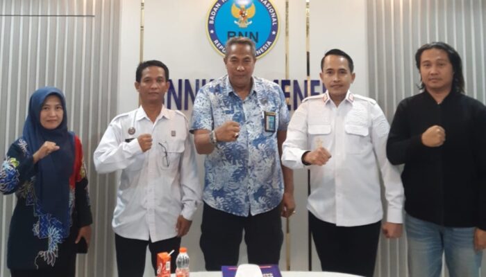 Karutan Sampang Kunjungi BNNK Sumenep Bahas Rehab WBP Narkotika