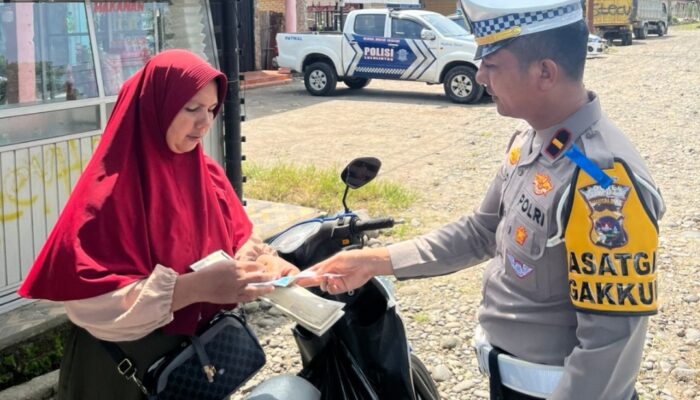 Satlantas Polres Pasbar Gencarkan Edukasi Lalu Lintas ke Pelajar