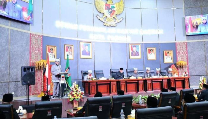 Rapat Paripurna DPRD Padang, HJK ke-356 Semangat Sinergitas