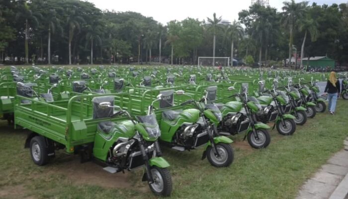 178 Bentor Siap Perkuat Armada LPS Tangani Sampah Kota Padang