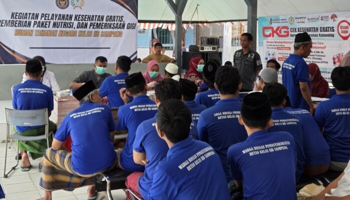 Rutan Sampang Gelar Pemeriksaan Kesehatan Gratis bagi Warga Binaan