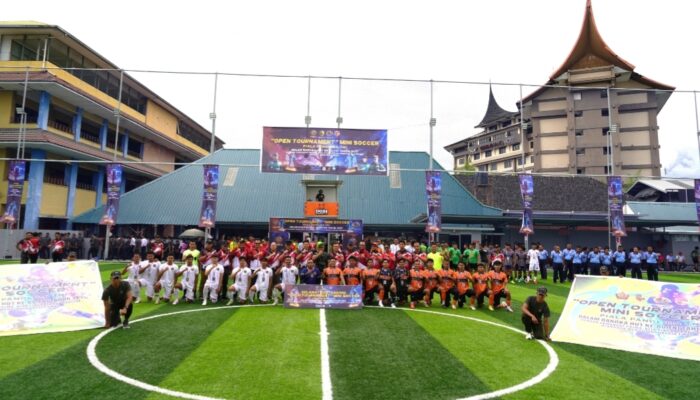 Turnamen Mini Soccer Piala Panglima TNI 2025 Resmi Bergulir di Padang