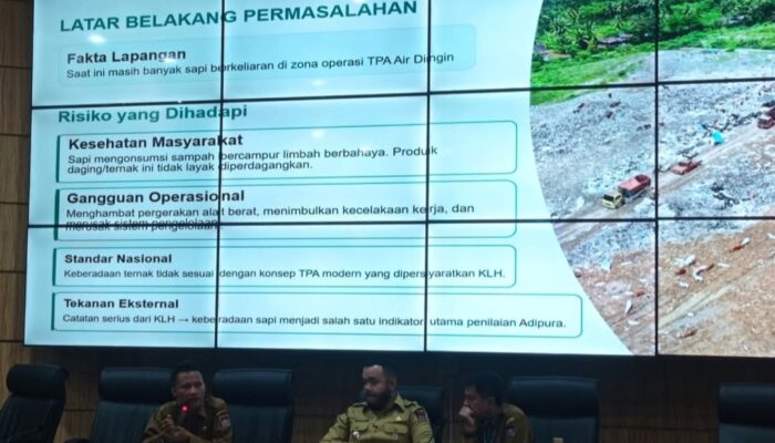 Pemko Padang: TPA Air Dingin Harus Bebas dari Ternak