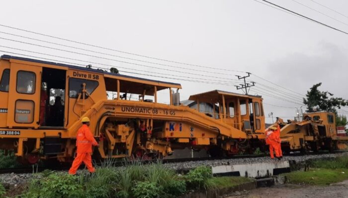 Hadapi Musim Hujan KAI Sumbar Lakukan Mitigasi Itensif