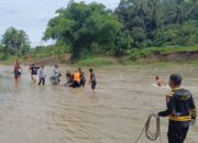 Pria 60 Tahun Hanyut di Sungai Batang Ombilin Ditemukan Meninggal