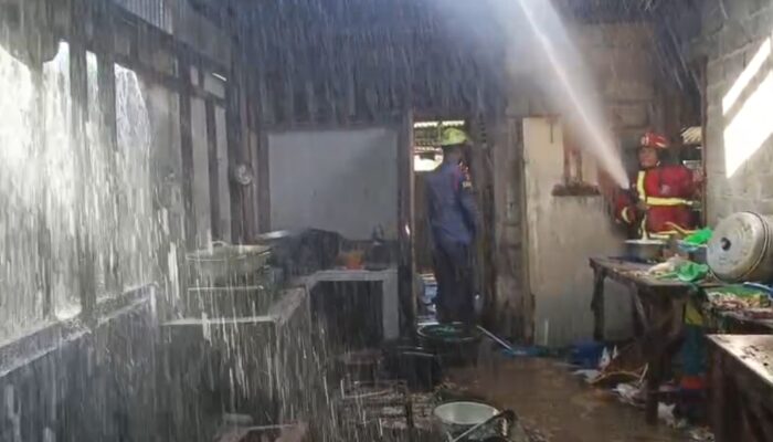 Rumah di Teluk Nibung Terbakar, Kerugian Capai Rp150 Juta