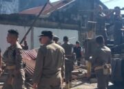 Pol PP Padang Bongkar Bangli di Atas Fasum Air Tawar Barat