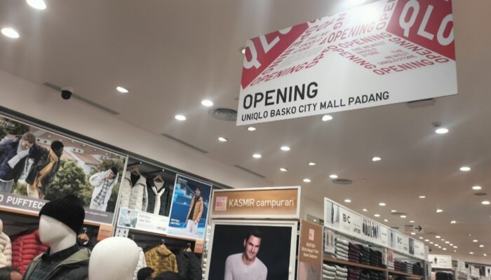 UNIQLO Hadir di Basko City Mall Padang, Dibuka 31 Oktober 2025