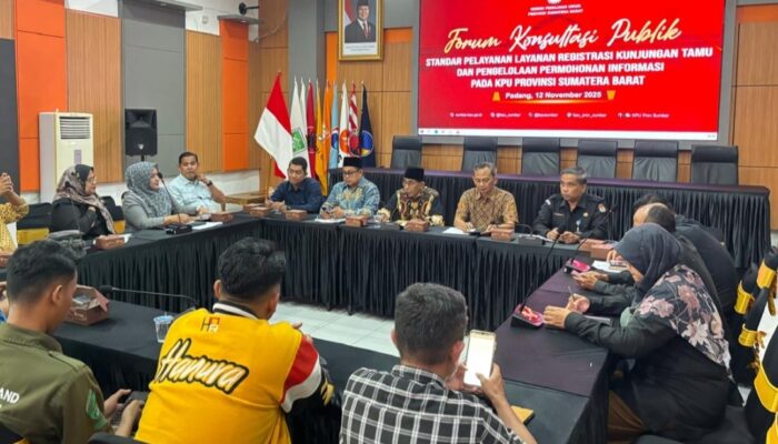 KPU Sumbar Gelar Forum Konsultasi Publik, Bahas Standar Pelayanan