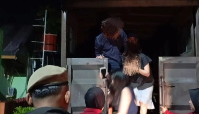 Digerebek, Belasan Muda-mudi Diangkut ke Mako Satpol PP dari Kos -kosan