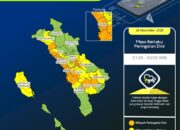 Hujan Lebat Disertai Petir Berpotensi Terjadi hingga Sore Hari