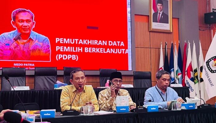 KPU Sumbar Gelar Rakor Pemutakhiran Data Pemilih Semester II 2025